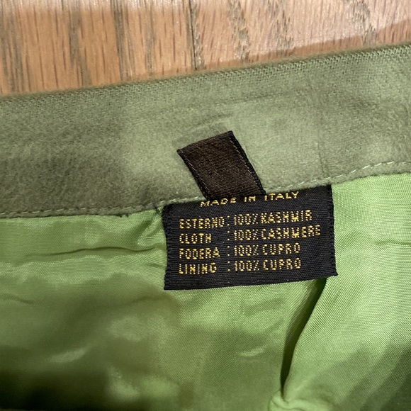 Loro Piana Cashmere Skirt - Green - Picture 4 of 9